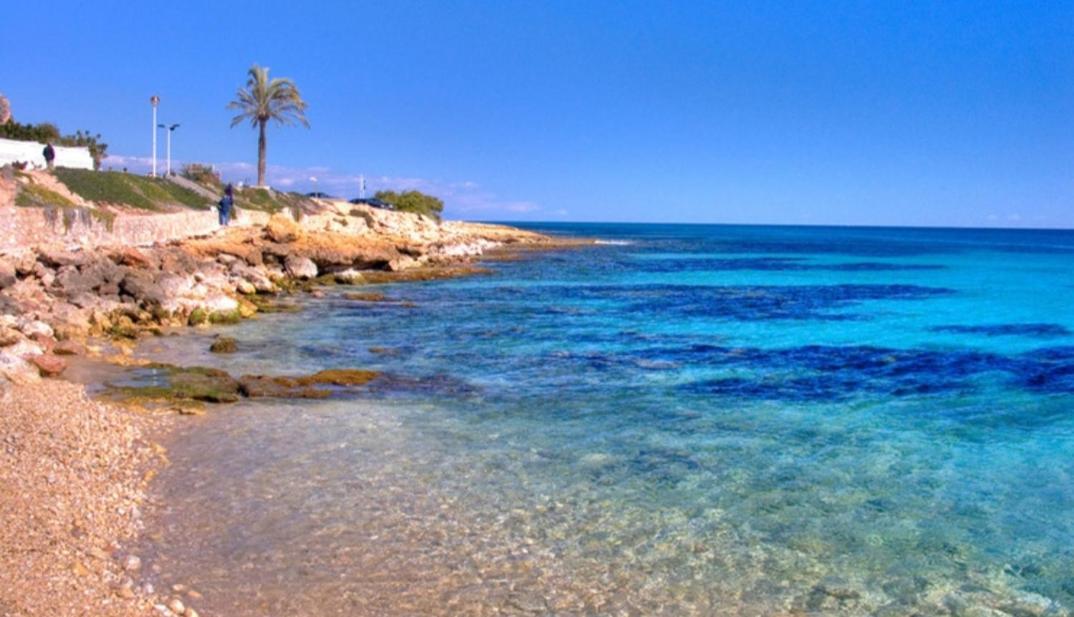 Mediterranean Beach Apartment 180º Sea & Island Views Санта-Пола Екстер'єр фото